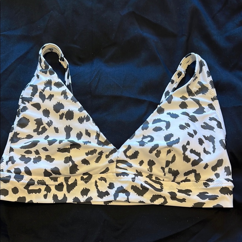 Aerie Black and White Bikini Swimwear